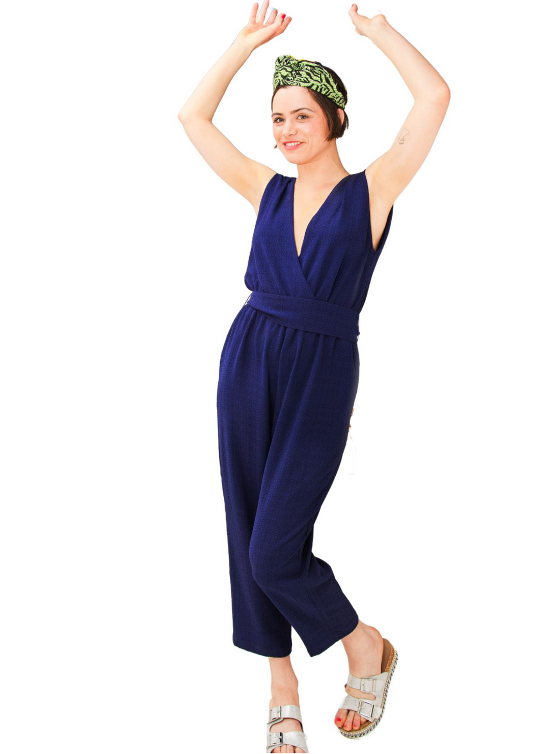 Just Like Heaven Navy jumpsuit