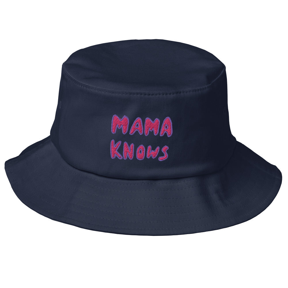 Mama Knows Bucket Hat- pink