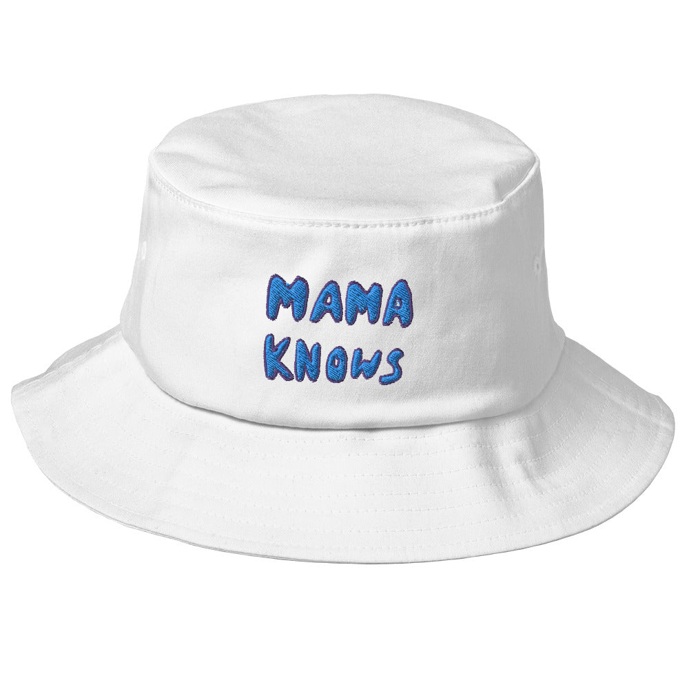 Mama Knows Bucket Hat - blue