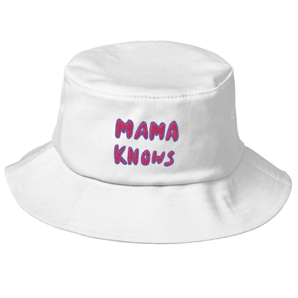 Mama Knows Bucket Hat- pink