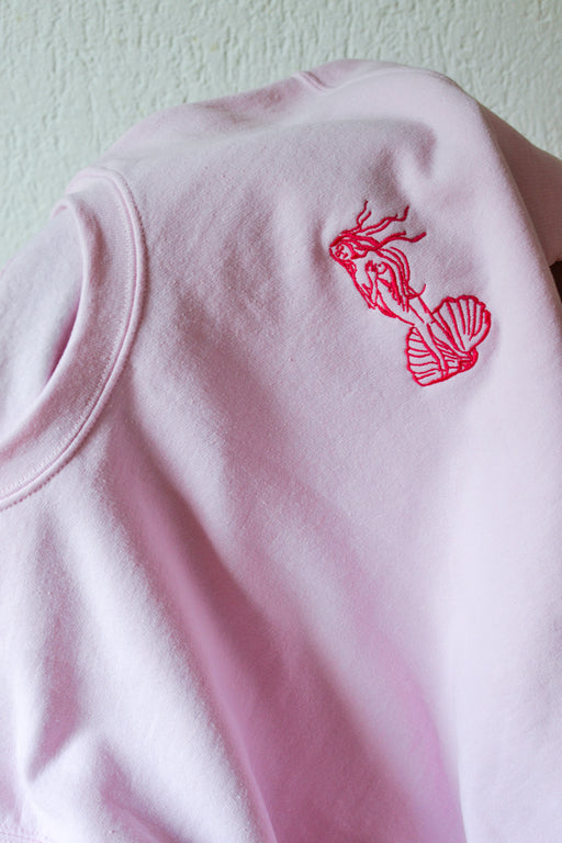 Venus Sweatshirt with embroidery - pink