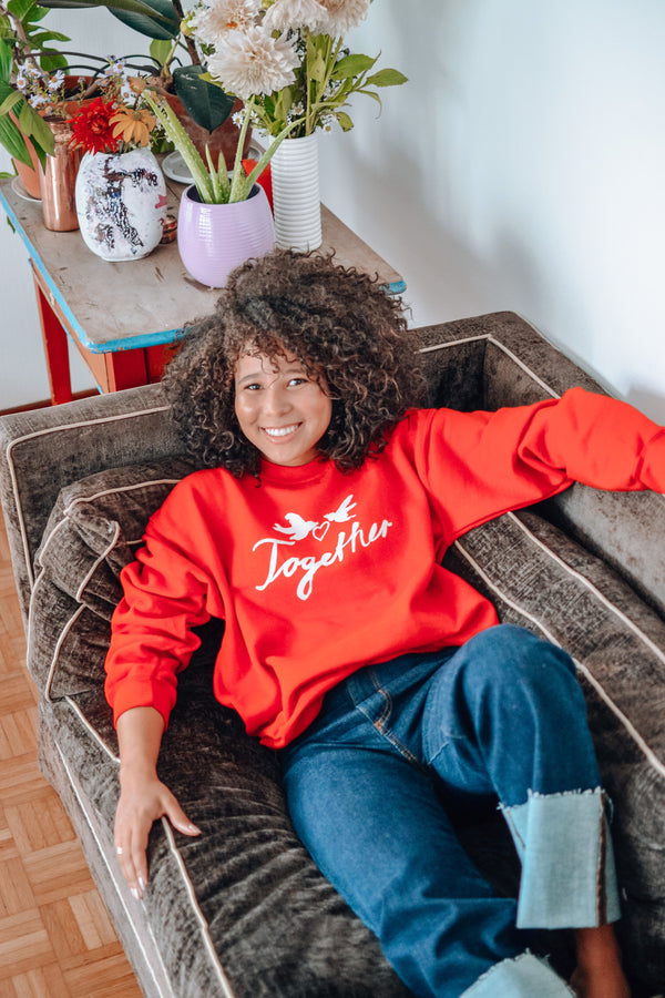 Together Sweatshirt -  Red