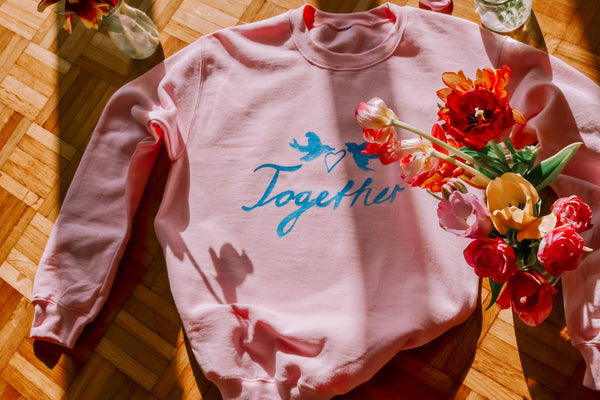 Together Sweatshirt blue/pink