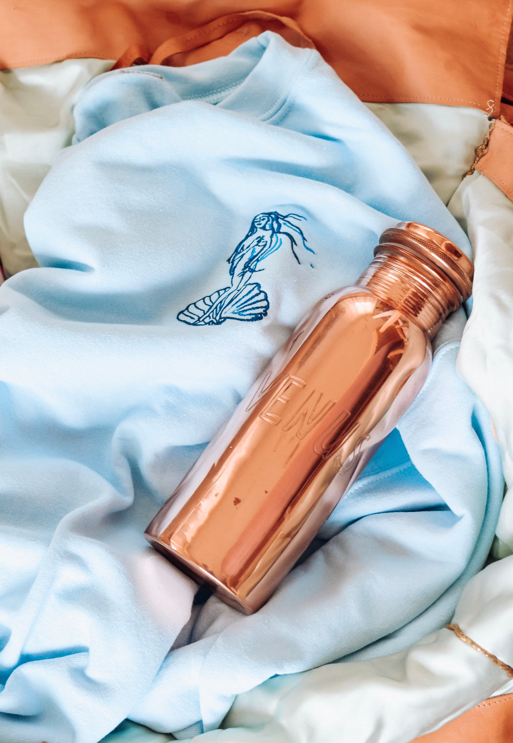 Venus copper water bottle