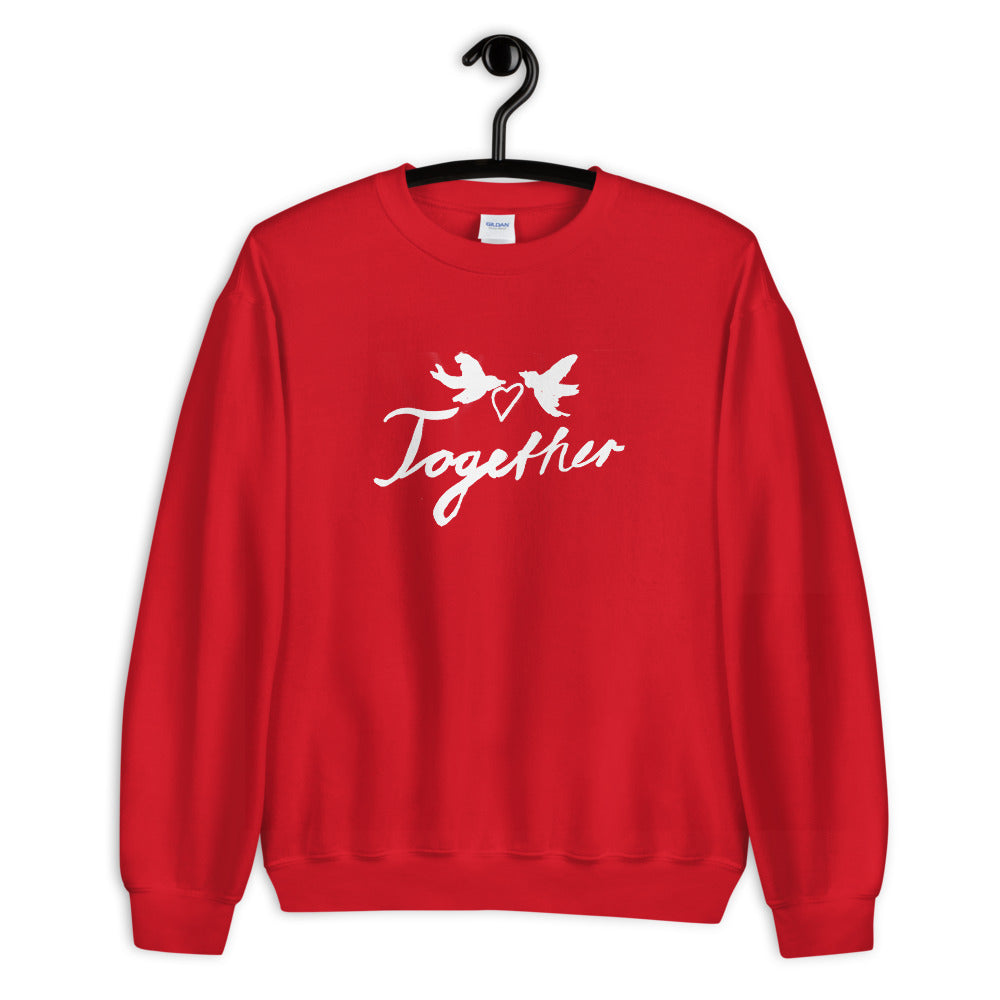 Together sweatshirt navy/ red - Family Affairs