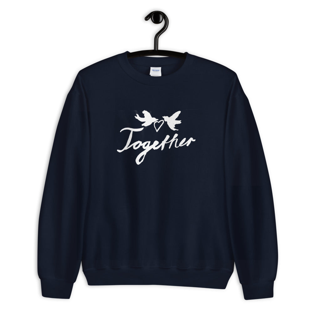 Together sweatshirt navy/ red - Family Affairs
