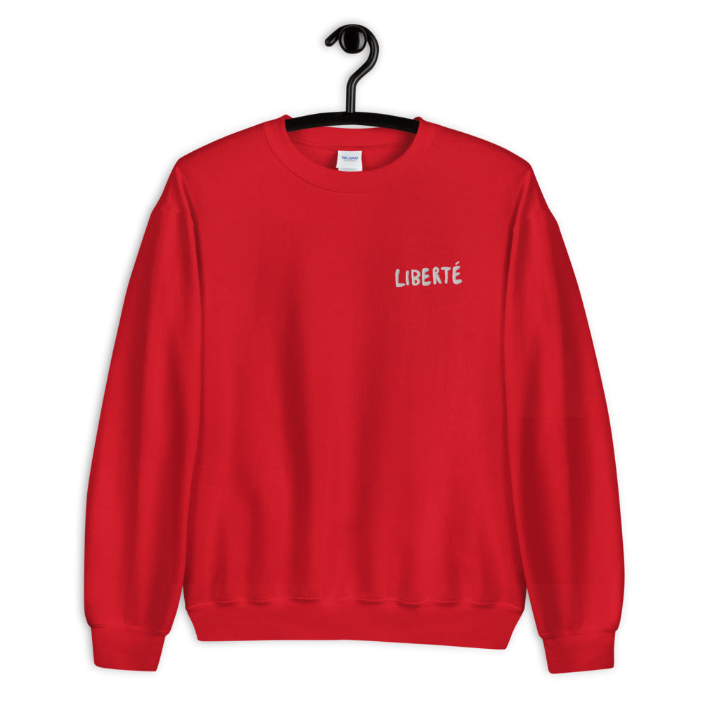 Liberté Sweatshirt red and navy - Family Affairs