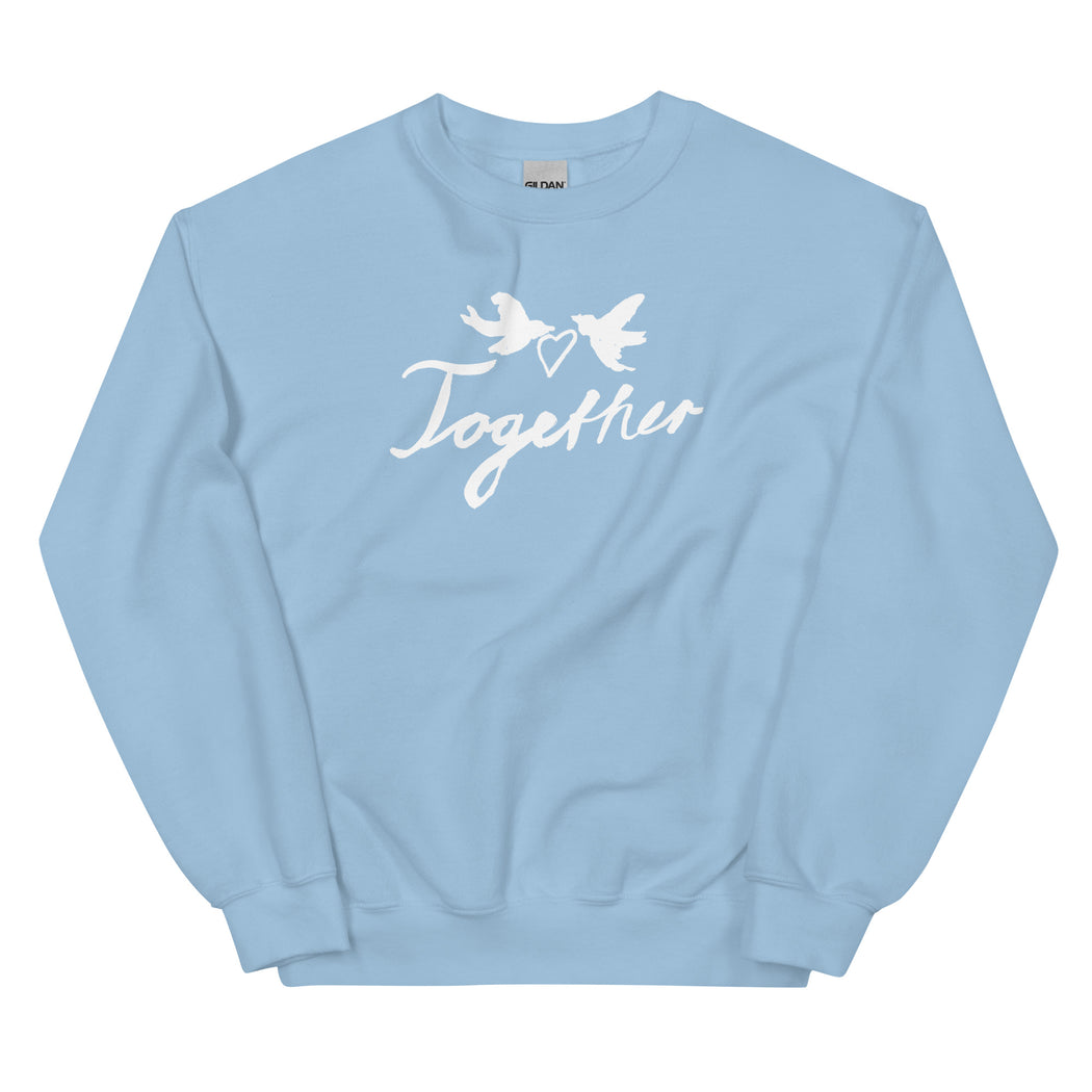 Together sweatshirt white print